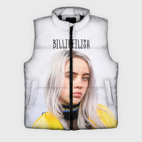 Мужской жилет утепленный 3D с принтом BillieEilish в Белгороде,  |  | billie eilish | lovely | music | ocean eyes | pop | билли айлиш | девушка | музыка | океан | поп | эйлиш | элиш