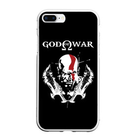 Чехол для iPhone 7Plus/8 Plus матовый с принтом God of War в Белгороде, Силикон | Область печати: задняя сторона чехла, без боковых панелей | god of war | арес | афина | бог | бог войны | воин | генерал | гидра | кратос | призрак | спарта | татуировка