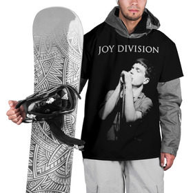 Накидка на куртку 3D с принтом Joy Division в Белгороде, 100% полиэстер |  | ian curtis | joy division | joy division unknown pleasures | love will tear us apart | группы | иэн кёртис | пост панк | рок