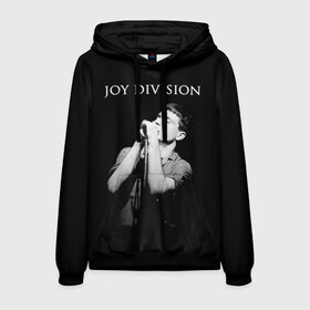 Мужская толстовка 3D с принтом Joy Division в Белгороде, 100% полиэстер | двухслойный капюшон со шнурком для регулировки, мягкие манжеты на рукавах и по низу толстовки, спереди карман-кенгуру с мягким внутренним слоем. | Тематика изображения на принте: ian curtis | joy division | joy division unknown pleasures | love will tear us apart | группы | иэн кёртис | пост панк | рок