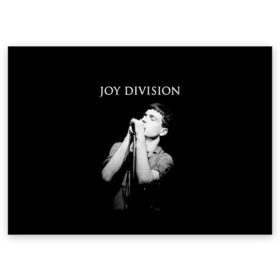 Поздравительная открытка с принтом Joy Division в Белгороде, 100% бумага | плотность бумаги 280 г/м2, матовая, на обратной стороне линовка и место для марки
 | Тематика изображения на принте: ian curtis | joy division | joy division unknown pleasures | love will tear us apart | группы | иэн кёртис | пост панк | рок