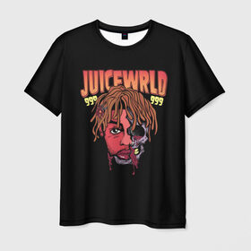 Мужская футболка 3D с принтом Juice WRLD в Белгороде, 100% полиэфир | прямой крой, круглый вырез горловины, длина до линии бедер | Тематика изображения на принте: dreams | jucie | juice | lucid | rap | world | wrld | американский | ворлд | врлд | джус | реп | репер | рэп | рэпер