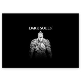 Поздравительная открытка с принтом Dark Souls в Белгороде, 100% бумага | плотность бумаги 280 г/м2, матовая, на обратной стороне линовка и место для марки
 | dark souls | games | praise the sun | игры | компьютерные игры | рыцарь | тёмные души