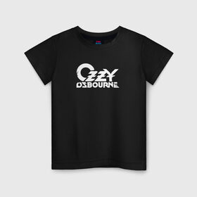 Детская футболка хлопок с принтом Ozzy Osbourne в Белгороде, 100% хлопок | круглый вырез горловины, полуприлегающий силуэт, длина до линии бедер | heavy | ozzy osbourne