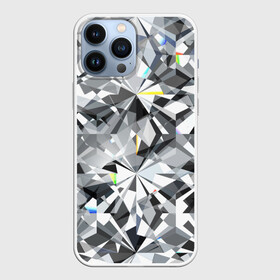 Чехол для iPhone 13 Pro Max с принтом Бриллиантовое мерцание в Белгороде,  |  | diamond | facets | glitter | highlights | precious | shimmer | sto | абстракция | блеск | блики | бриллиантовое | геометрический | грани | графика | драгоценный | иллюстрация | искусство | камень | картинка | мерцание | мода