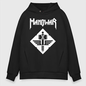 Мужское худи Oversize хлопок с принтом Manowar в Белгороде, френч-терри — 70% хлопок, 30% полиэстер. Мягкий теплый начес внутри —100% хлопок | боковые карманы, эластичные манжеты и нижняя кромка, капюшон на магнитной кнопке | adams | demaio | eric | heavy | joey | metal | true | viking | адамс | викинг метал | димайо | метал | мифология | скандинавская | тяжёлый | хамзи | хеви метал