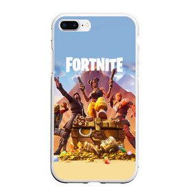 Чехол для iPhone 7Plus/8 Plus матовый с принтом FORTNITE 8 СЕЗОН в Белгороде, Силикон | Область печати: задняя сторона чехла, без боковых панелей | 8 | battle | fort | fortnite | royale | season | банан | битва | блёстка | гибрид | горгона | искра | королевская | новый | пираты | последний | сезон | форт | фортнайт