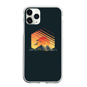 Чехол для iPhone 11 Pro Max матовый с принтом Заход Солнца в Белгороде, Силикон |  | camping | mountains | sunset | восход | горы | заход | приключение | птицы | путешествие | солнце | туризм