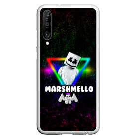 Чехол для Honor P30 с принтом Marshmello в Белгороде, Силикон | Область печати: задняя сторона чехла, без боковых панелей | christopher | comstock | dj | dotcom | friends | marshmallow | marshmello | usa | диджей | друзья | комсток | крис | маршмэллоу | продюсер | сша