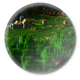Значок с принтом Minecraft в Белгороде,  металл | круглая форма, металлическая застежка в виде булавки | blade | blocks | creeper | cubes | game | ken | mine craft | minecraft | mobs | sword | игры | крипер | майн крафт | майнкрафт | моб