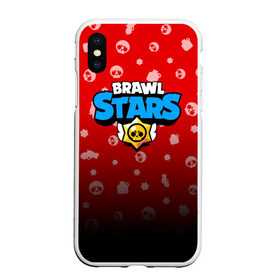 Чехол для iPhone XS Max матовый с принтом BRAWL STARS в Белгороде, Силикон | Область печати: задняя сторона чехла, без боковых панелей | brawl stars | brawl stars сервер | браво старс | игра brawl stars | персонажи brawl stars.