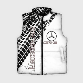 Женский жилет утепленный 3D с принтом Mercedes в Белгороде,  |  | amg | mercedes | авто | автомобиль | иномарка | логотип | машина | мерседес | текстура