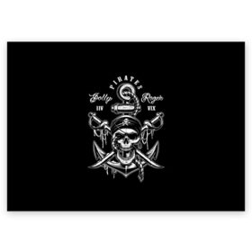 Поздравительная открытка с принтом Pirates в Белгороде, 100% бумага | плотность бумаги 280 г/м2, матовая, на обратной стороне линовка и место для марки
 | Тематика изображения на принте: b | pirates | robbers | sea | skull | бандана | веселый | графика | иллюстрация | канат | картинка | кости | логотип | мода | морские | надпись | оружие | пираты | платок | разбойники | рисунок | роджер | сабли | стиль