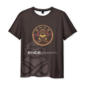 Мужская футболка 3D с принтом ence esports в Белгороде, 100% полиэфир | прямой крой, круглый вырез горловины, длина до линии бедер | cs:go | cybersport | киберспорт | турнир | финляндия | фины