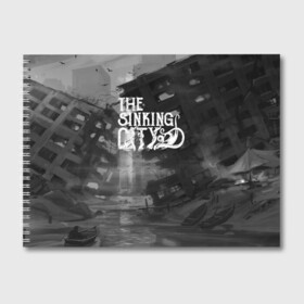 Альбом для рисования с принтом The Sinking City в Белгороде, 100% бумага
 | матовая бумага, плотность 200 мг. | 2019 | frogwares | game | logo | sinking | the sinking city | wallpeper | игра | ктулху | лавкрафт | тонущий город