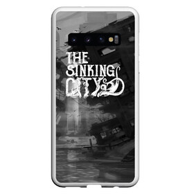 Чехол для Samsung Galaxy S10 с принтом The Sinking City в Белгороде, Силикон | Область печати: задняя сторона чехла, без боковых панелей | 2019 | frogwares | game | logo | sinking | the sinking city | wallpeper | игра | ктулху | лавкрафт | тонущий город