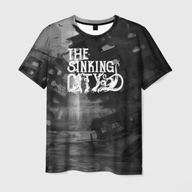 Мужская футболка 3D с принтом The Sinking City в Белгороде, 100% полиэфир | прямой крой, круглый вырез горловины, длина до линии бедер | 2019 | frogwares | game | logo | sinking | the sinking city | wallpeper | игра | ктулху | лавкрафт | тонущий город