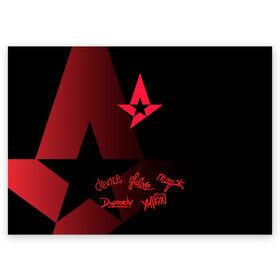 Поздравительная открытка с принтом Astralis - All Stars (2019) в Белгороде, 100% бумага | плотность бумаги 280 г/м2, матовая, на обратной стороне линовка и место для марки
 | Тематика изображения на принте: 0x000000123 | astralis | csgo | астралис | ксго