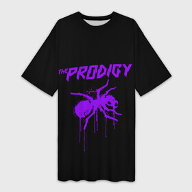 Платье-футболка 3D с принтом The Prodigy в Белгороде,  |  | 90 е | the prodigy | кит флинт | музыка | муравей | панк | рок | техно | электро