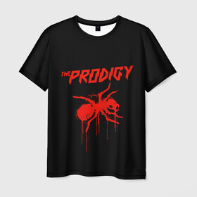 Мужская футболка 3D с принтом The Prodigy в Белгороде, 100% полиэфир | прямой крой, круглый вырез горловины, длина до линии бедер | 90 е | the prodigy | кит флинт | музыка | муравей | панк | рок | техно | электро