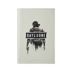Обложка для паспорта матовая кожа с принтом Days Gone Poster в Белгороде, натуральная матовая кожа | размер 19,3 х 13,7 см; прозрачные пластиковые крепления | 2019 | days gone | game | poster | ps4 | zombie | жизнь после | зомби | игра