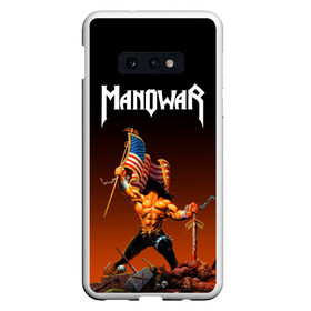 Чехол для Samsung S10E с принтом MANOWAR в Белгороде, Силикон | Область печати: задняя сторона чехла, без боковых панелей | manowar | manowar 2019 | manowar warriors | manowar world | группа manowar | концерт manowar. | мановар