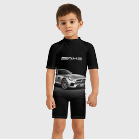 Детский купальный костюм 3D с принтом Mercedes V8 Biturbo AMG в Белгороде, Полиэстер 85%, Спандекс 15% | застежка на молнии на спине | amg | cool | design | mercedes | mercedes benz | motorsport | power | prestige | race | silver | sport car | status | автоспорт | гонка | дизайн | круто | мерседес | мощь | престиж | серебряный | спорткар | статус