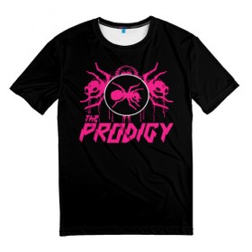 Мужская футболка 3D с принтом The Prodigy в Белгороде, 100% полиэфир | прямой крой, круглый вырез горловины, длина до линии бедер | Тематика изображения на принте: prodigy | the | бигбит | брейкбит | дарование | кит флинт | максим реалити | продиджи | синтипанк | техно | чудо