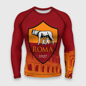 Мужской рашгард 3D с принтом Рома в Белгороде,  |  | as roma | giallorossi | lupi | roma | romanista | волки | жёлто красные | италия | рома | серия а | форма | футбол | футболист | футбольная | футбольный клуб