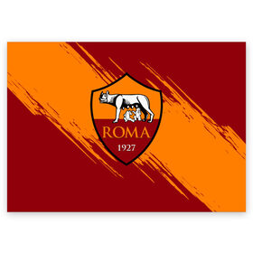 Поздравительная открытка с принтом Рома в Белгороде, 100% бумага | плотность бумаги 280 г/м2, матовая, на обратной стороне линовка и место для марки
 | as roma | giallorossi | lupi | roma | romanista | волки | жёлто красные | италия | рома | серия а | форма | футбол | футболист | футбольная | футбольный клуб