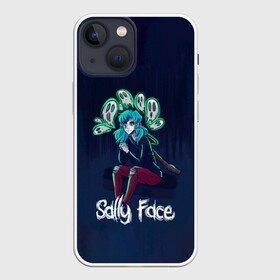 Чехол для iPhone 13 mini с принтом Sally Face в Белгороде,  |  | blue | diane | face | fisher | gizmo | henry | johnson | killer | larry | sally | генри | гизмо | джонсон | диана | ларри | лицо | салли | фейс | фишер