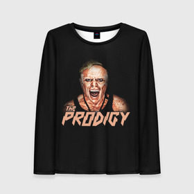 Женский лонгслив 3D с принтом The Prodigy в Белгороде, 100% полиэстер | длинные рукава, круглый вырез горловины, полуприлегающий силуэт | prodigy | the | бигбит | брейкбит | дарование | кит флинт | максим реалити | продиджи | синтипанк | техно | чудо