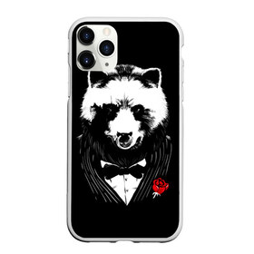 Чехол для iPhone 11 Pro матовый с принтом Медведь авторитет в Белгороде, Силикон |  | authority | bear | go | авторитет | аль капоне | бабочка | в носу | взгляд | галстук | графика | дикий | животное | иллюстрация | картинка | кольцо | костюм | красная | крестный | мафия | медведь | мода | отец