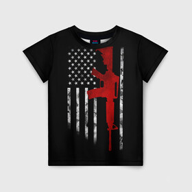 Детская футболка 3D с принтом American Patriot в Белгороде, 100% гипоаллергенный полиэфир | прямой крой, круглый вырез горловины, длина до линии бедер, чуть спущенное плечо, ткань немного тянется | america | canada | city | donald | fortnite | la | lil | los angeles | moskow | msc | new york | ny | peep | pubg | russia | supreme | trasher | trupm | usa | америка | канада | лос анджелес | нью йорк