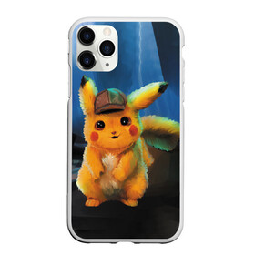 Чехол для iPhone 11 Pro Max матовый с принтом Detective Pikachu в Белгороде, Силикон |  | detective pikachu | pikachu | pokemon | детектив пикачу | пика | покемон