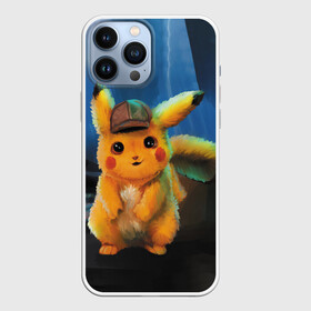 Чехол для iPhone 13 Pro Max с принтом Detective Pikachu в Белгороде,  |  | detective pikachu | pikachu | pokemon | детектив пикачу | пика | покемон