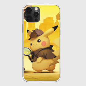 Чехол для iPhone 12 Pro Max с принтом Детектив Пикачу в Белгороде, Силикон |  | detective pikachu | pikachu | pokemon | детектив пикачу | пика | покемон