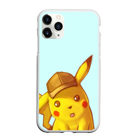 Чехол для iPhone 11 Pro матовый с принтом Пика? в Белгороде, Силикон |  | detective pikachu | pikachu | pokemon | детектив пикачу | пика | покемон