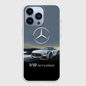 Чехол для iPhone 13 Pro с принтом V8 Biturbo в Белгороде,  |  | Тематика изображения на принте: amg | cool | design | mercedes | mercedes benz | motorsport | power | prestige | race | sport car | status | автоспорт | гонка | дизайн | круто | мерседес | мощь | престиж | спорткар | статус