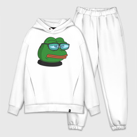 Мужской костюм хлопок OVERSIZE с принтом Pepe в Белгороде,  |  | bad | dab | frog | good | kek | make pepe great again | pepe | sad | sad frog | vote for pepe | кек | лягушка | мем | мемы | пепе | со смыслом | фрог