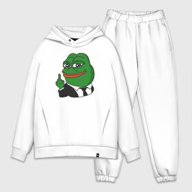 Мужской костюм хлопок OVERSIZE с принтом Pepe в Белгороде,  |  | bad | dab | frog | good | kek | make pepe great again | pepe | sad | sad frog | vote for pepe | кек | лягушка | мем | мемы | пепе | со смыслом | фрог