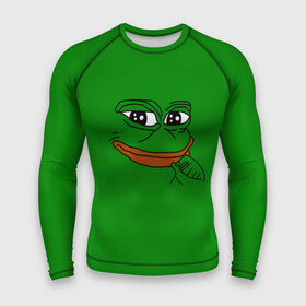 Мужской рашгард 3D с принтом Pepe в Белгороде,  |  | bad | dab | frog | good | kek | make pepe great again | pepe | sad | sad frog | vote for pepe | кек | лягушка | мем | мемы | пепе | со смыслом | фрог