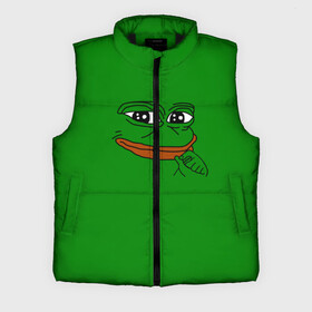 Мужской жилет утепленный 3D с принтом Pepe в Белгороде,  |  | bad | dab | frog | good | kek | make pepe great again | pepe | sad | sad frog | vote for pepe | кек | лягушка | мем | мемы | пепе | со смыслом | фрог