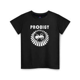 Детская футболка хлопок с принтом Prodigy в Белгороде, 100% хлопок | круглый вырез горловины, полуприлегающий силуэт, длина до линии бедер | 