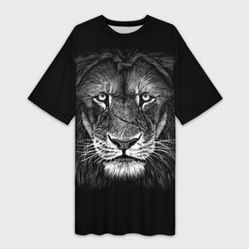 Платье-футболка 3D с принтом Lion Art в Белгороде,  |  | акварель | арт | белый | взгляд | грива | дикий | живопись | зверь | искусство | король | кот | лев | львица | мазки | мощь | прайд | саванна | сила | царь | черный | шрам