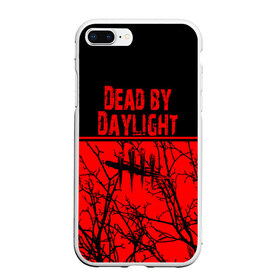 Чехол для iPhone 7Plus/8 Plus матовый с принтом Dead by Daylight в Белгороде, Силикон | Область печати: задняя сторона чехла, без боковых панелей | dead by daylight | деад бай деад лайт | жуть | игра | компьютерная игра | кровь | ужасы