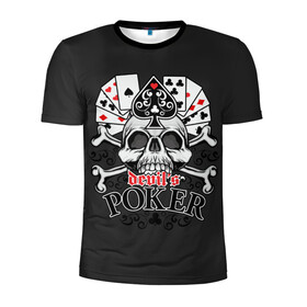 Мужская футболка 3D спортивная с принтом Poker в Белгороде, 100% полиэстер с улучшенными характеристиками | приталенный силуэт, круглая горловина, широкие плечи, сужается к линии бедра | po | буны | веер | винтаж | графика | дизайн | игра | игральные | иллюстрация | казино | картинка | карты | кости | крести | масть | мода | надпись | орнамент | пики | покер | рисунок | сердце | символ | стиль