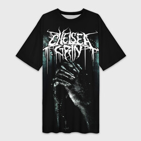 Платье-футболка 3D с принтом Chelsea Grin в Белгороде,  |  | Тематика изображения на принте: chelsea grin | metal | группы | дэткор | метал | музыка | рок