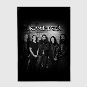 Постер с принтом Dream Theater в Белгороде, 100% бумага
 | бумага, плотность 150 мг. Матовая, но за счет высокого коэффициента гладкости имеет небольшой блеск и дает на свету блики, но в отличии от глянцевой бумаги не покрыта лаком | dream theater | metal | группы | метал | музыка | прогрессив метал | рок | хеви метал