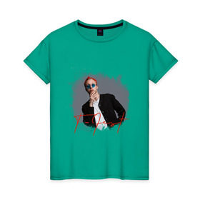 Женская футболка хлопок с принтом T-Fest Акварель в Белгороде, 100% хлопок | прямой крой, круглый вырез горловины, длина до линии бедер, слегка спущенное плечо | t fest